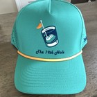 BirdieBoss “The 19th Hole” Golf Hat Green/Blue/Orange One Size Adjustable — photo 1