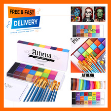Face and Body Paint Set, Athena Painting Palette, 10 Professional Artist