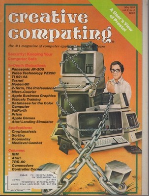 Creative Computing magazine Aug 1983 Vol 9 No 8 computers and people TRS-80 100