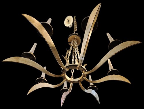 Fine Art Handcrafted Lighting Villandry 8-Light Chandelier – Silver -MSRP $9,450 - Picture 4 of 8