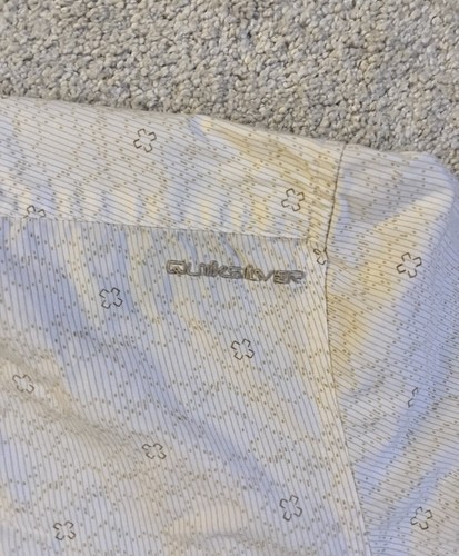 Men’s Quicksilver Medium Off-White Button Up Collared Shirt - Bild 3 von 6