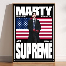 Marty Supreme A24 Film Starring Timothee Chalamet Poster
