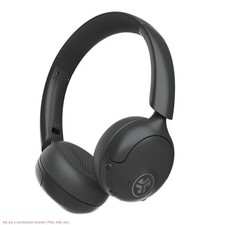 JLab Go Lux Wireless On-Ear Headphones - Graphite: USB-C, Spatial Audio, Adju...