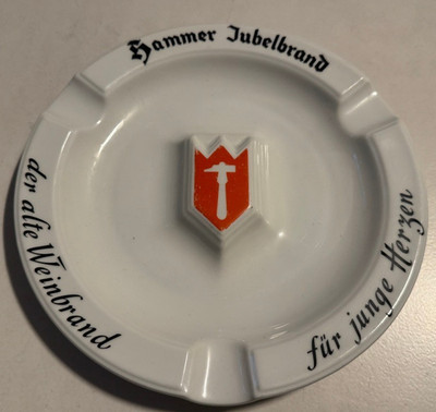 Aschenbecher Hammer Jubelbrand Ascher Groß Stammtisch Der alte Weinbrand