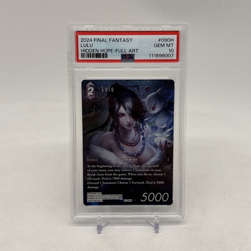 2024 Final Fantasy TCG Hidden Hope 090H Lulu Full Art PSA 10 Gem Mint!