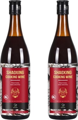 Shaoxing Cooking Wine Rice Chinese Shao Hsing 21.64 fl oz 2 Packs