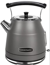 Rangemaster RMCLDK201GY Traditional Kettle Quick & Quiet Boil 1.7L 3000w Grey