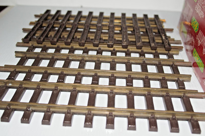 Box of 12 LGB Lehmann # 1000 G Scale Brass 12 Inch Straight Track Sections