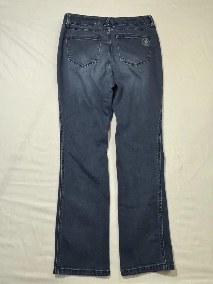 Pantalones de mezclilla ajustados fáciles sedosos de fieltro Laurie para mujer talla M azul Foto 2 de 4