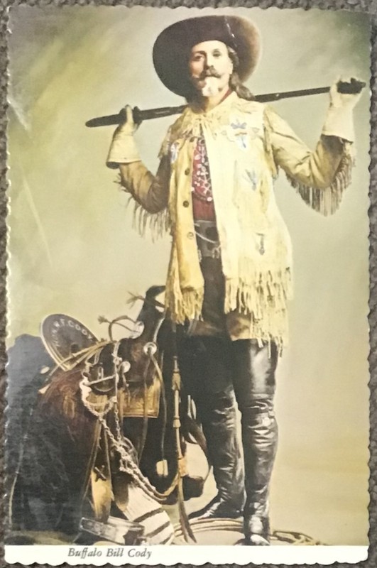 1 VINTAGE Buffalo Bill Postcard NEVER Mailed or Utilized (Pre-Owned & AS-IS)
