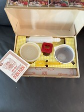 Vintage 1979 Tupperware Toys Mini Mix It Children  s Mixing Set In Box Complete