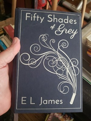 Fifty Shades of Grey 10th Anniversary Edition hardcover book by E.L. James.