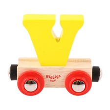 Rail Name Letter V Yellow 