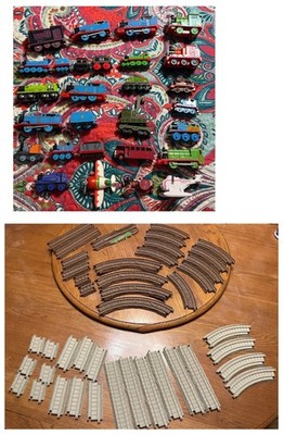 29 Thomas the Train & Friends Pieces Plus Train Tracks.  See Description.