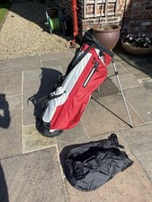 Taylormade Red And Light Grey Lightweight Stand Bag 