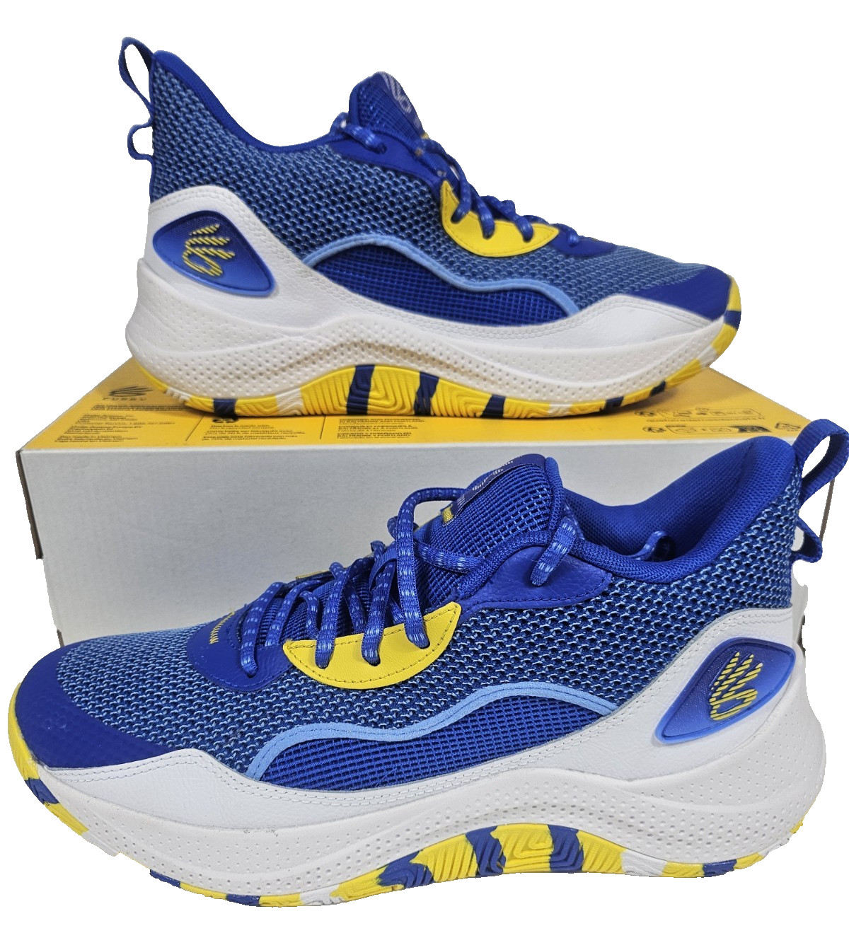 10 Under Armour  Curry 3027626-400 Blue White Yellow
