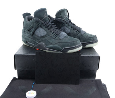 KAWS x Air Jordan 4 Retro Black Men's 10.5 OG All W/ Extras 930155-001