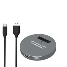 Aluminum USB3.1 to M.2 NVME SSD ENCLOSURE Portable External Reader Converter;