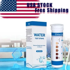 MERYDI-Chlorine Dioxide Test Strips,0-3000 ppm For Pool Water Test Kits US STOCK