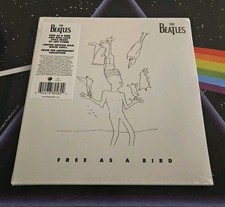 Beatles Free As A Bird Real Love 2025 Mixes Milk White Vinyl 45 7" Record Sealed