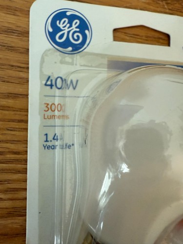 2-Pack GE Ceiling Fan 40Watt Light Bulbs Soft White 300 lm A15 Intermediate Base - Picture 2 of 8