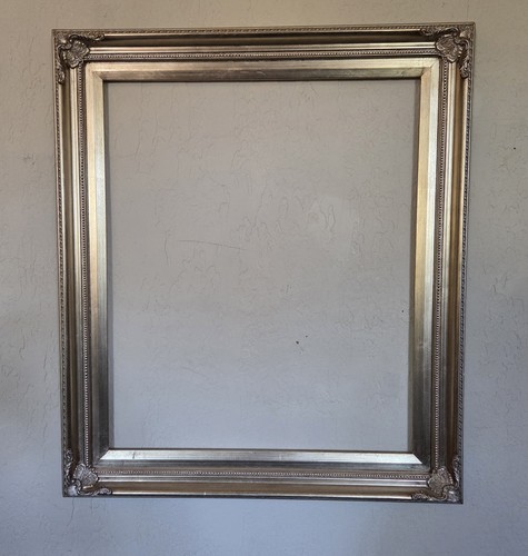 Ornate 20x24 Picture Frame Silver Champagne Gold Large Baroque Portrait Frame