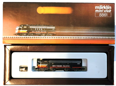 Marklin 8861 F7 Southern Pacific Diesel Locomotive Z Scale for