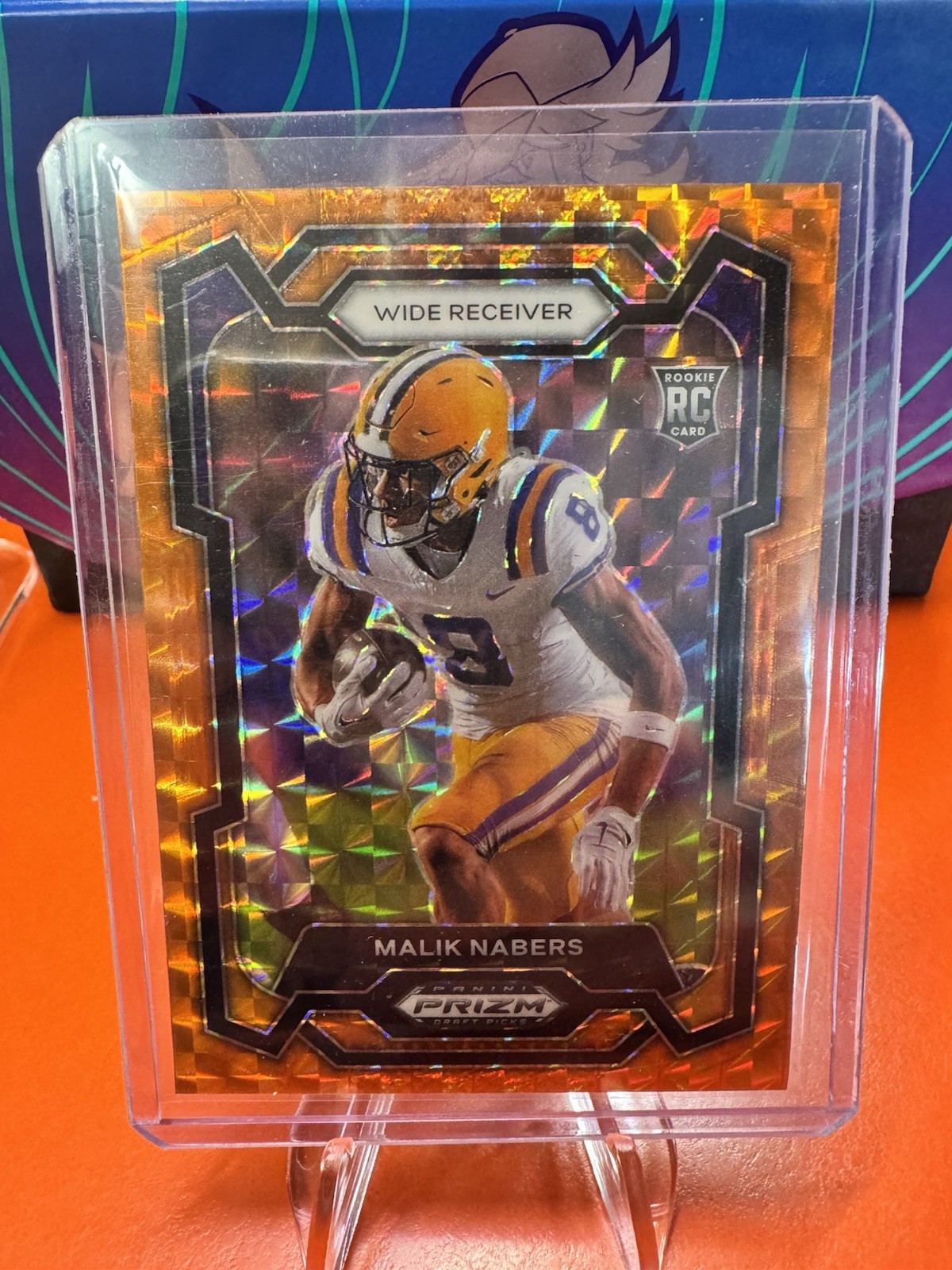 2024 Panini Prizm Draft Picks - Malik Nabers #109 Orange - Finite 02/39 (RC)