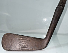 Antique D W Auchterlonie St Andrews Scotland Hickory Shaft Ord Blade Putter Vtg