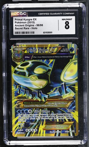 Primal Kyogre-EX graded CGC 8 for sale on eBay