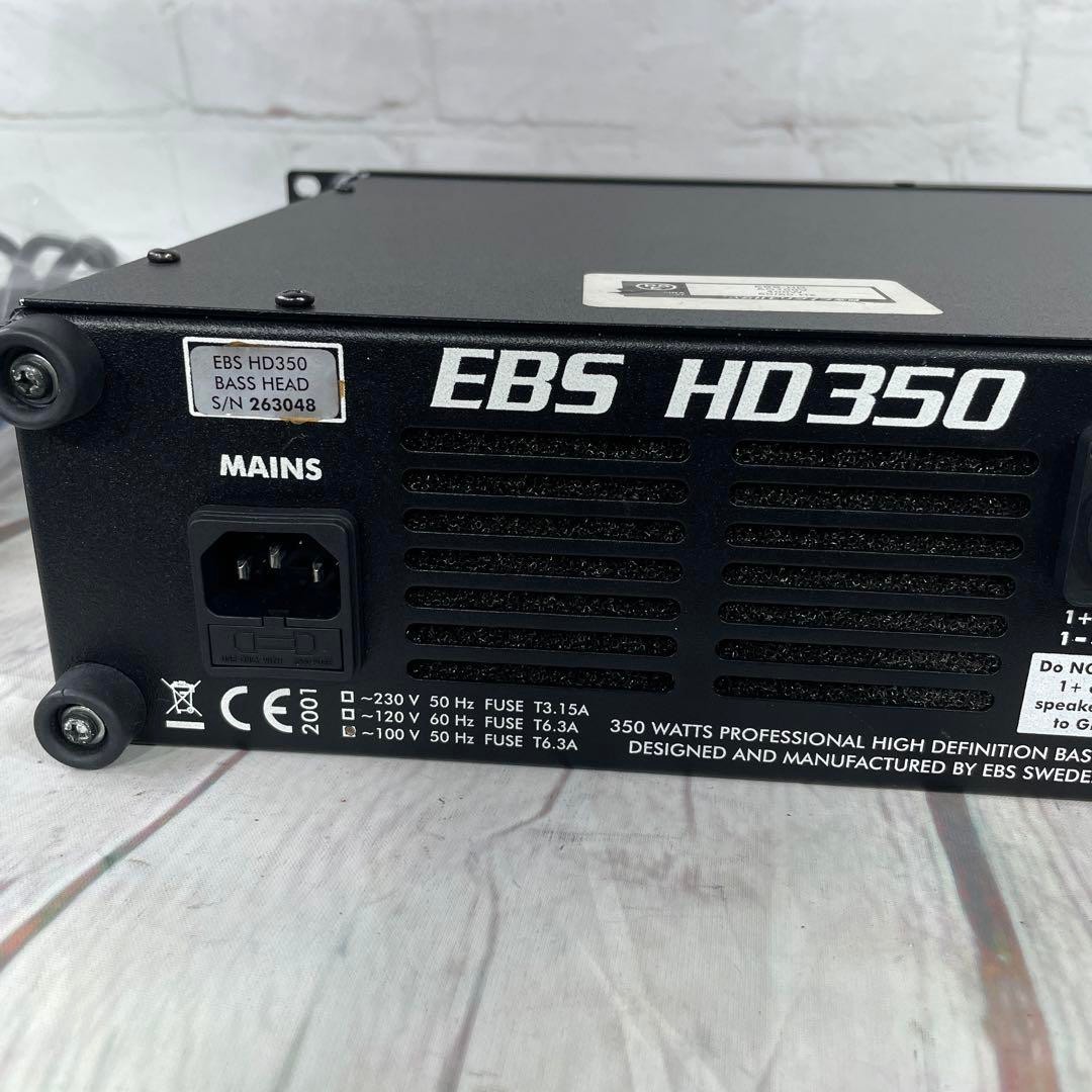 EBS HD-350 Bass Guitar Amp Head 350W Used Tested w/ Power