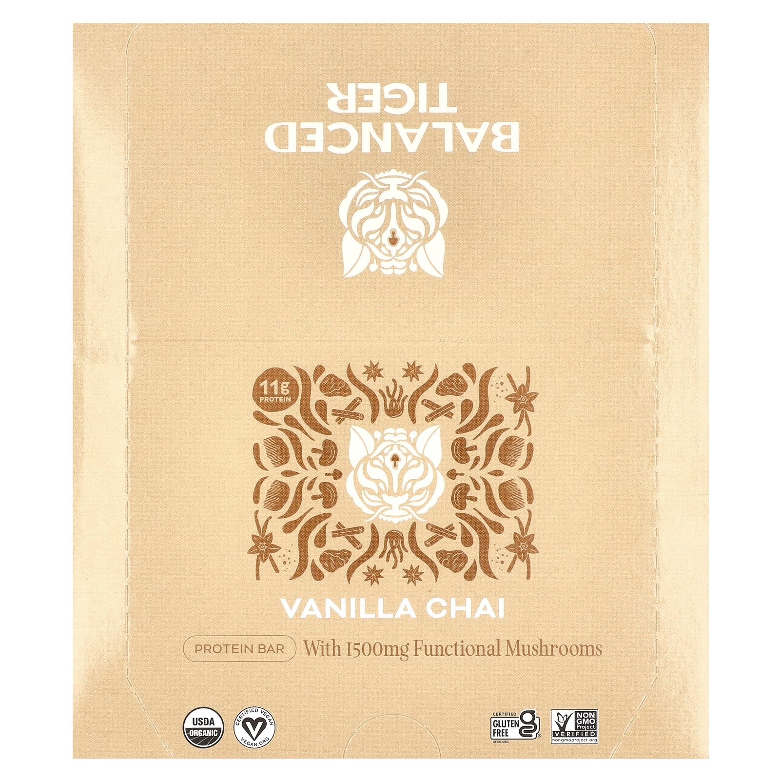 Протеи батончик, Ванильный чай, 12 батончиков по 1,55 унции (44 г) каждый