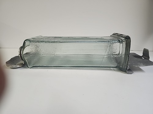 Vintage Glass Visible Mailbox With Bottom Hanging Bracket Original 1930's 1940's - Picture 20 of 24