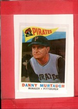 1960 Topps #223 Danny Murtaugh EX/NM Pirates MG ID:76592