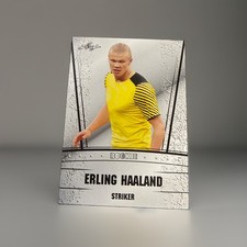 Leaf Draft 2022 Erling Haaland Rookie #RS-32 Manchester City Soccer Card. rookie card picture