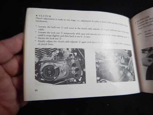 Vintage Suzuki TS250 Owners manual Japn 1974 - Picture 12 of 19