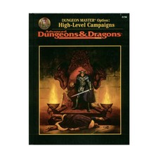 AD&D 2nd Ed Dungeon Master's Option - High Level Campaigns (1st) VG/EX