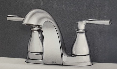 Robinet de salle de bain Moen 84532 Hilliard 1,2 GPM Centerset avec vidange pop-up - Chrome