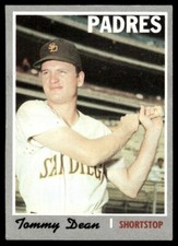 1970 Topps Baseball Tommy Dean San Diego Padres #234 EX