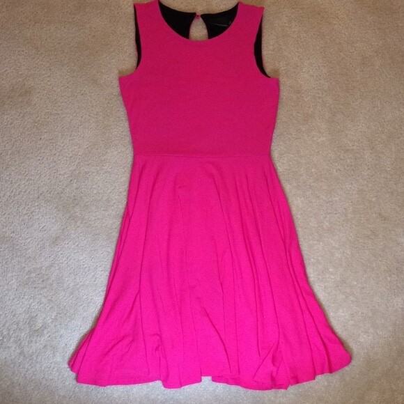 cynthia rowley hot pink dress Cynthia Rowley Women's Silk Halter Midi-Dress - Hot Pink
