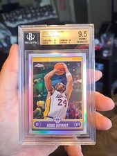 2006 TOPPS CHROME REFRACTOR KOBE BRYANT.......BGS 9.5 GEM MINT