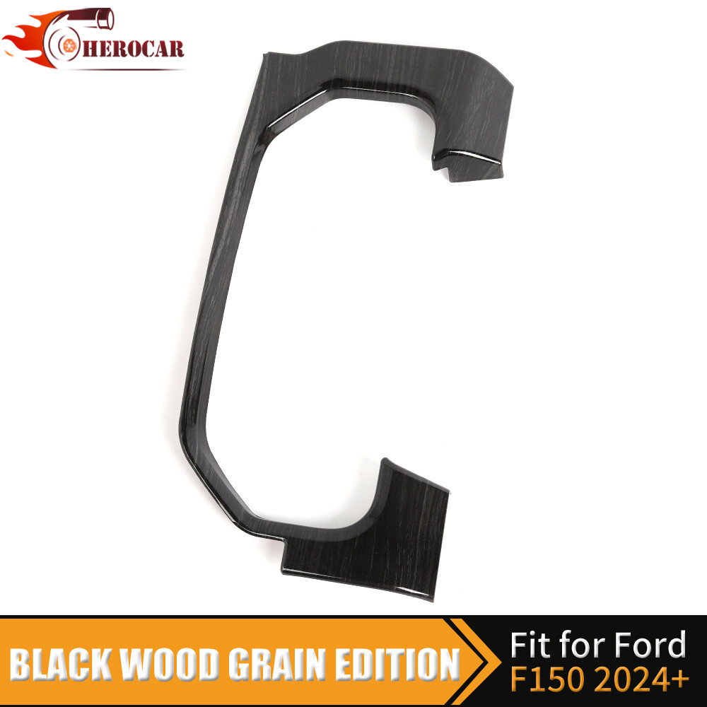 Dark Wood Grain Instrument Cluster Frame Decor Cover For Ford F150 Raptor 24 25