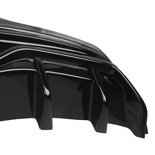 Labio difusor parachoques trasero negro brillante con luz MT para Tesla modelo Y 2020-2023 - Imagen 5 de 12