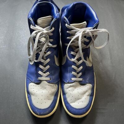 NIKE DYNASTY HIGH Blue x Gray US12 Made in Korea 1985