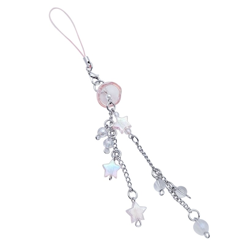 Personalized Jellyfish Fringe Pendant Keyring Eye catching Ornament