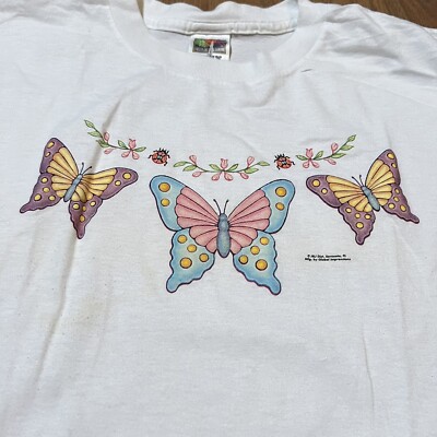 トップス 90s VINTAGE FRUIT OF THE LOOM NEWYORK Vintage 90s Fruit of the Loom T-shirt Spell-out Logo Graphic