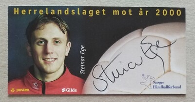 7639 Steinar Ege Norge Norway 2000 Handball Autogramm