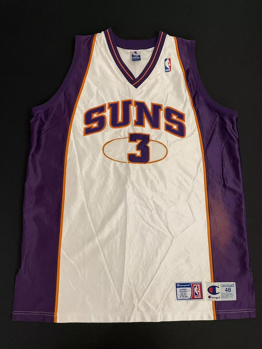 Rare Authentic Champion NBA Phoenix Suns Stephon Marbury Jersey 48 XL