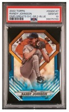 PSA 10 2022 TOPPS DIAMOND GREATS DIE-CUTS DGDC47 RANDY JOHNSON SERIES 2-BLUE