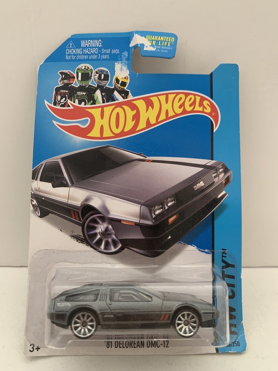 Hot Wheels City Speed Team '81 Delorean DMC-12 Car Figure (33/250